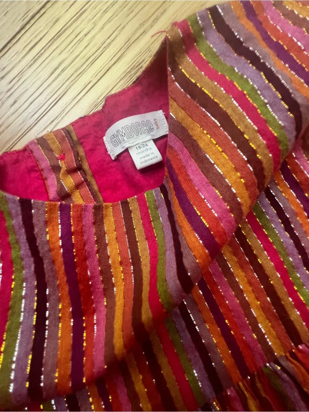 🎉5/$20🎉 GYMBOREE BABY Multicolor Striped Baby Doll Top